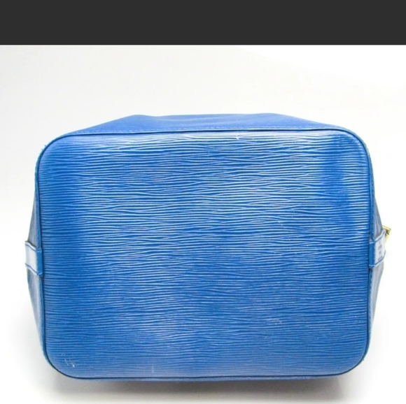 💋HP💋Authentic Louis Vuitton Epi Petit Noe Large Blue Gold - Picture 3 of 12